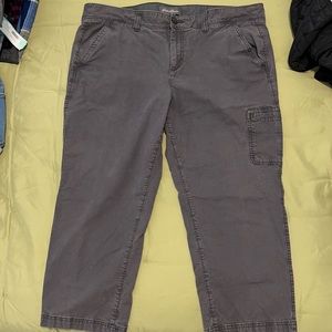 Eddie Bauer Cargo style capri pants